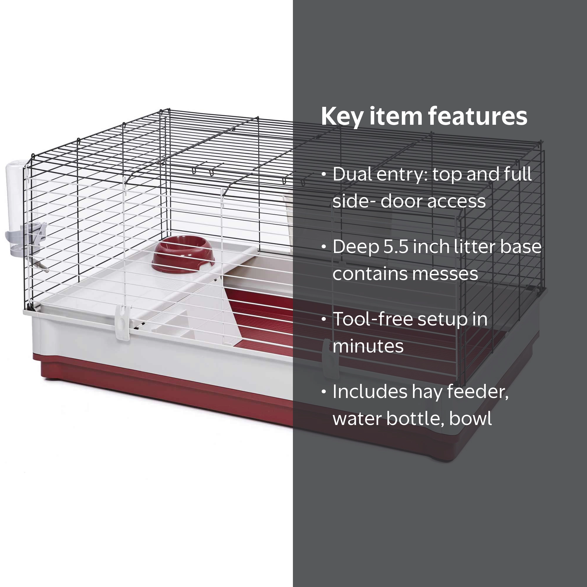 MidWest Homes for Pets 158 Wabbitat Deluxe Rabbit/Small Animal
