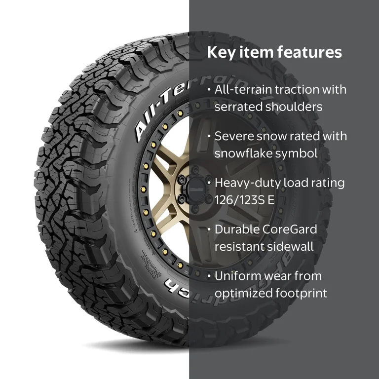 BFGoodrich All-Terrain T/A KO3 LT275/65R20 126/123S E - Walmart.com