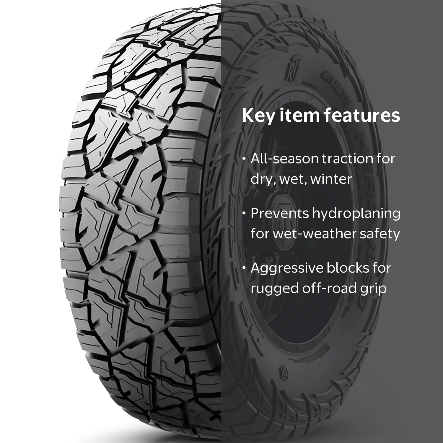 Hercules TIS Offroad RT1 275/60R20 123/120R E 10 Ply Rugged