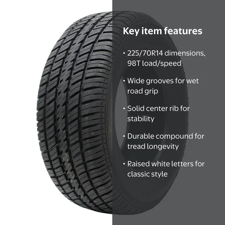 Free Shipping! Cooper Cobra Radial GT Tires P225/70R14 98T