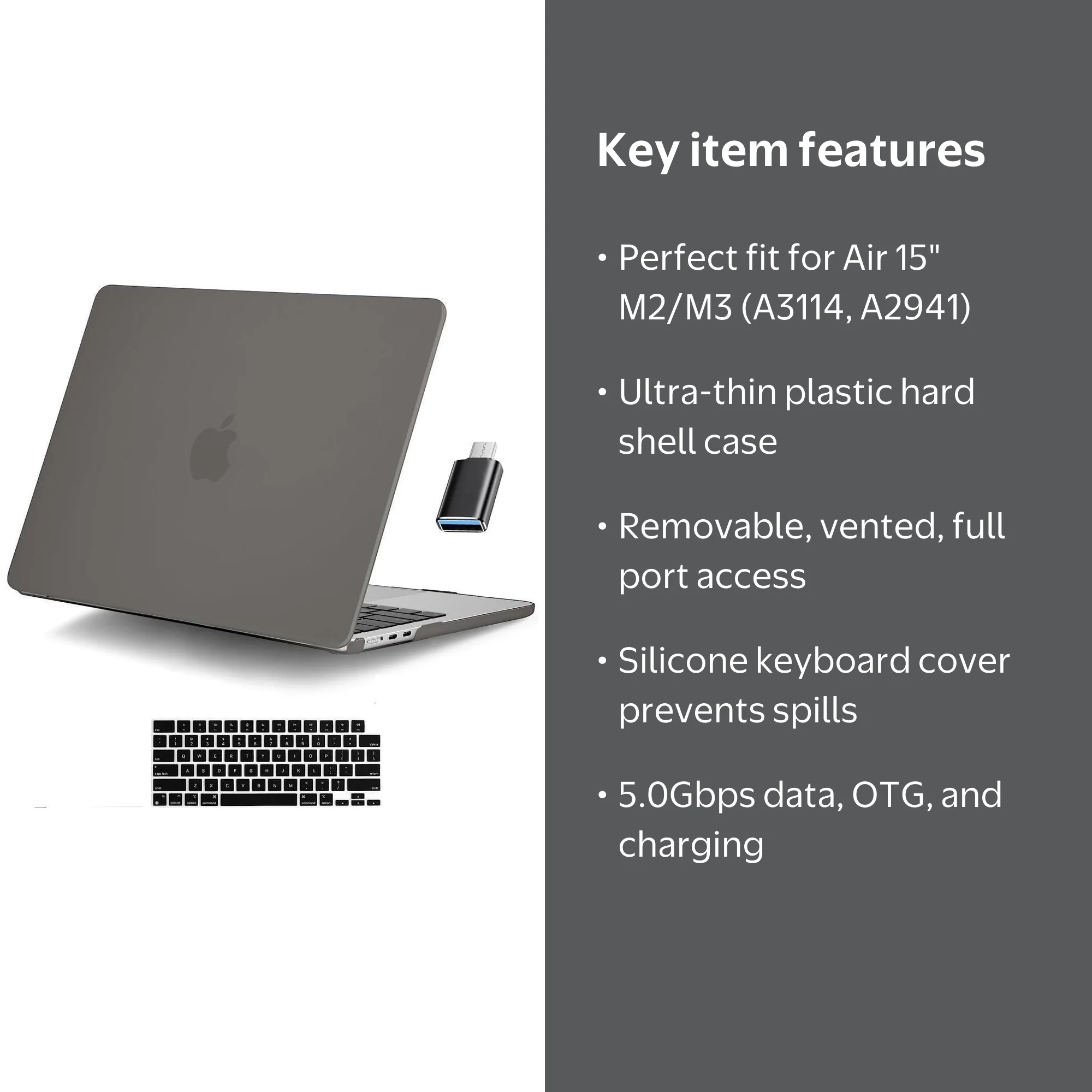 Apple Macbook Air 15'' 2024/2023 A3114/A2941, M3/M2 Chip, Touch ID