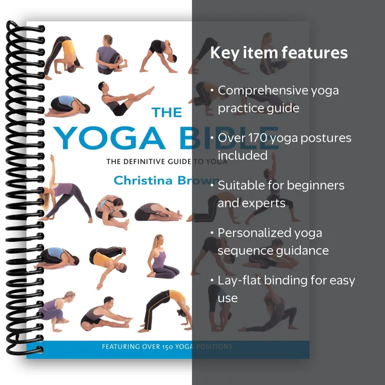Christina Brown, The Yoga Bible, Spiral Bound, 400 Pages - Walmart.com