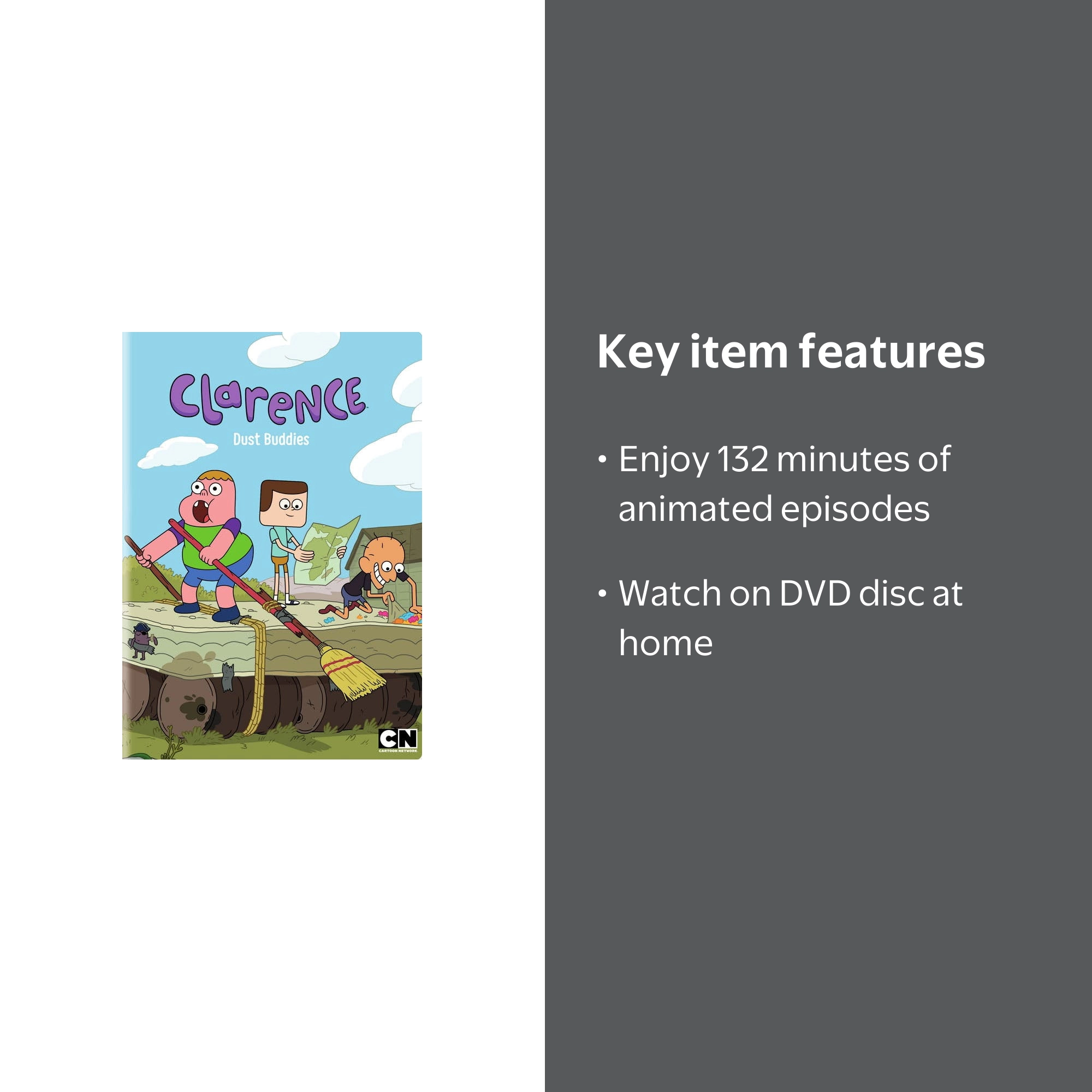 Cartoon Network: Clarence - Dust Buddies (V2) [DVD] - Walmart.com