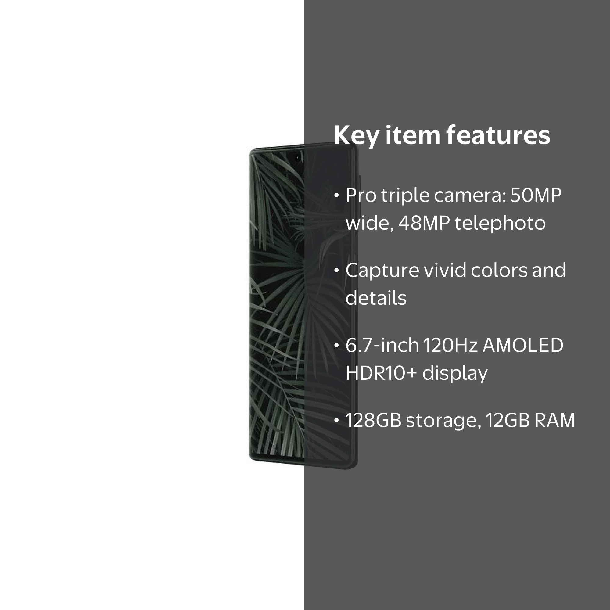 Google Pixel 6 Pro 5G Phone, Dual-SIM, 12GB RAM, 128GB Storage