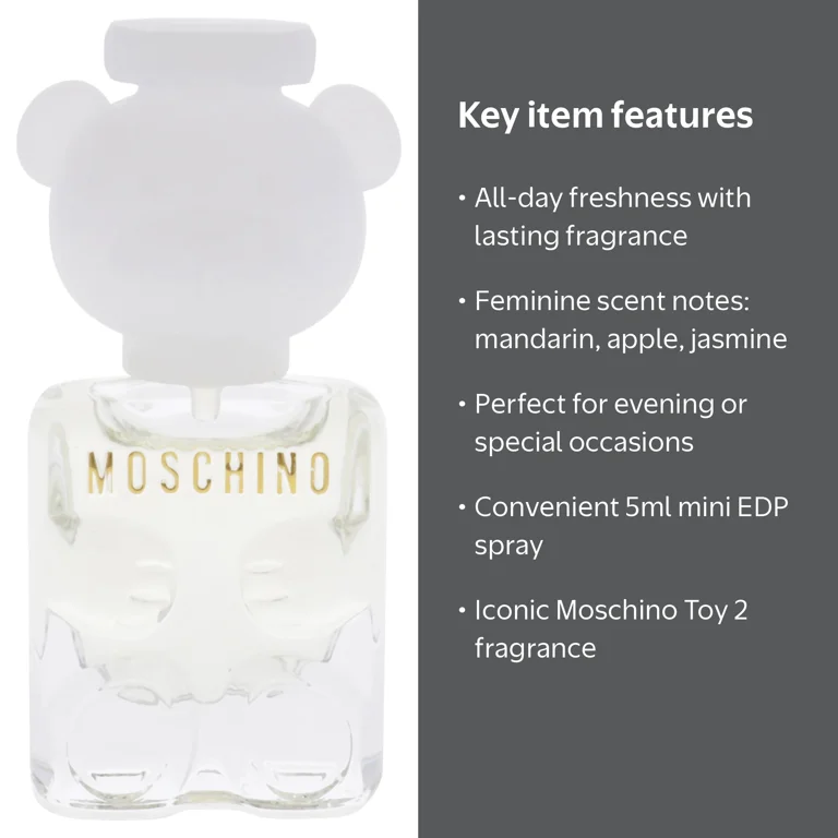 Moschino, Women Fragrance, Toy 2 5 ml EDP Spray, Feminine Scent