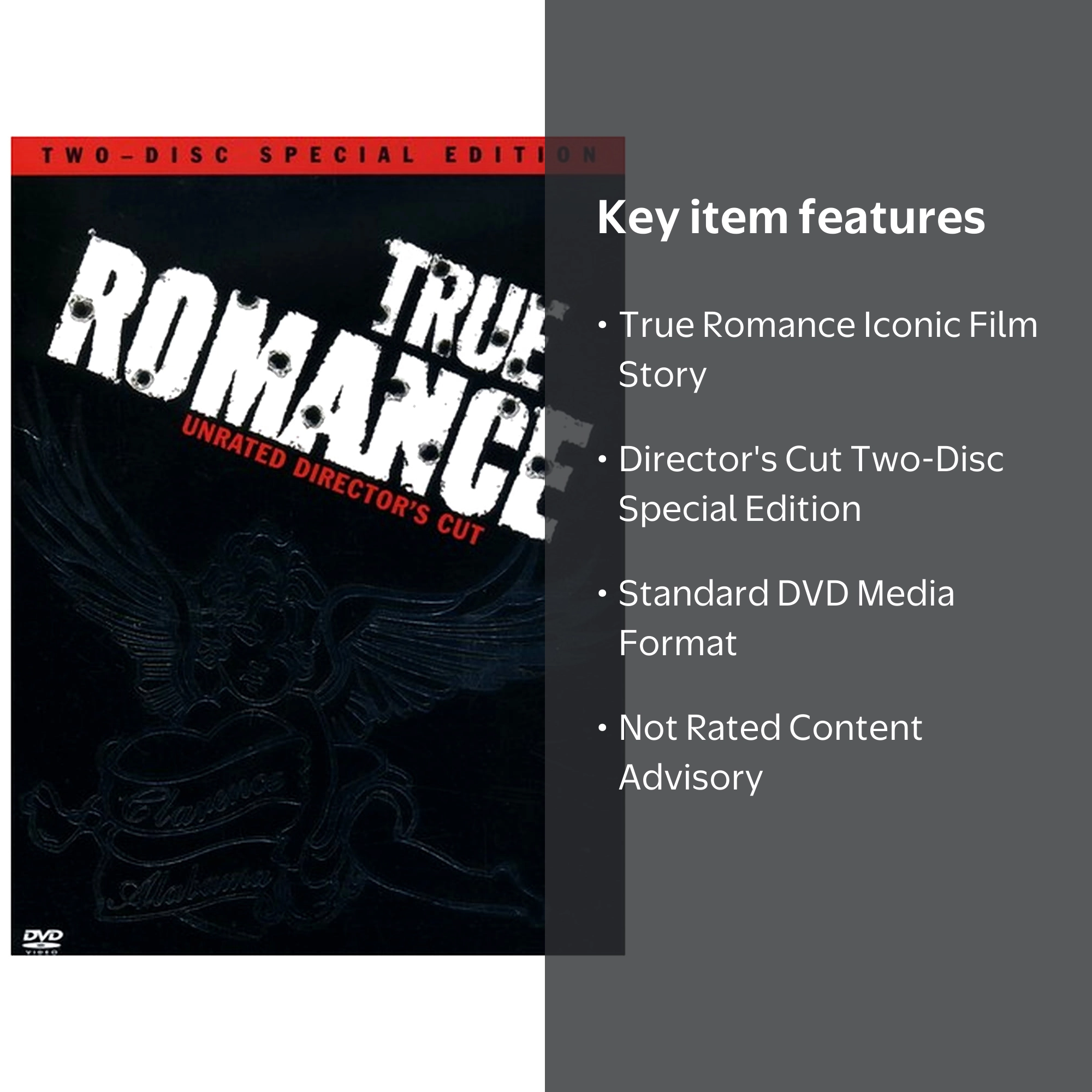 Warner Bros., DVD, True Romance, Quentin Tarantino, 08539227962