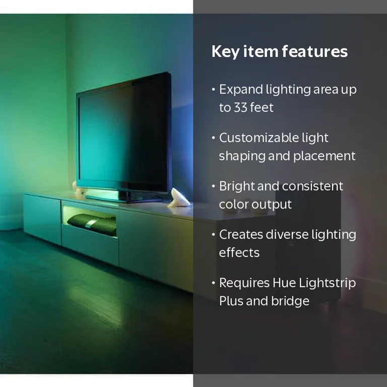 Philips Hue White and Color Ambiance Smart Lightstrip Extension