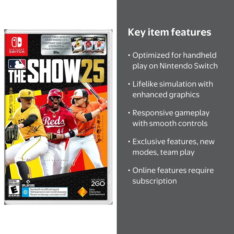 MLB, Baseball Simulation Game, Nintendo Switch, MLB The Show 25