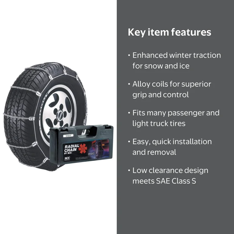 Security Chain Company Car Snow Tire Radial Traction Grip Cable