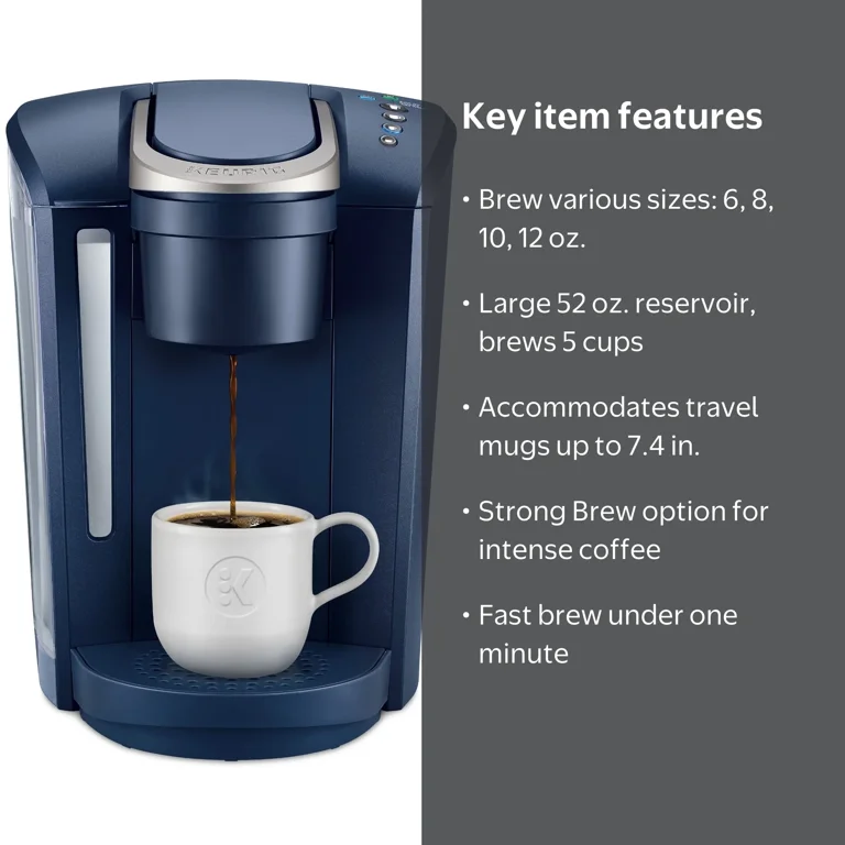 Keurig K-Select Single-Serve K-Cup Coffee Maker, Strong Brew, 52