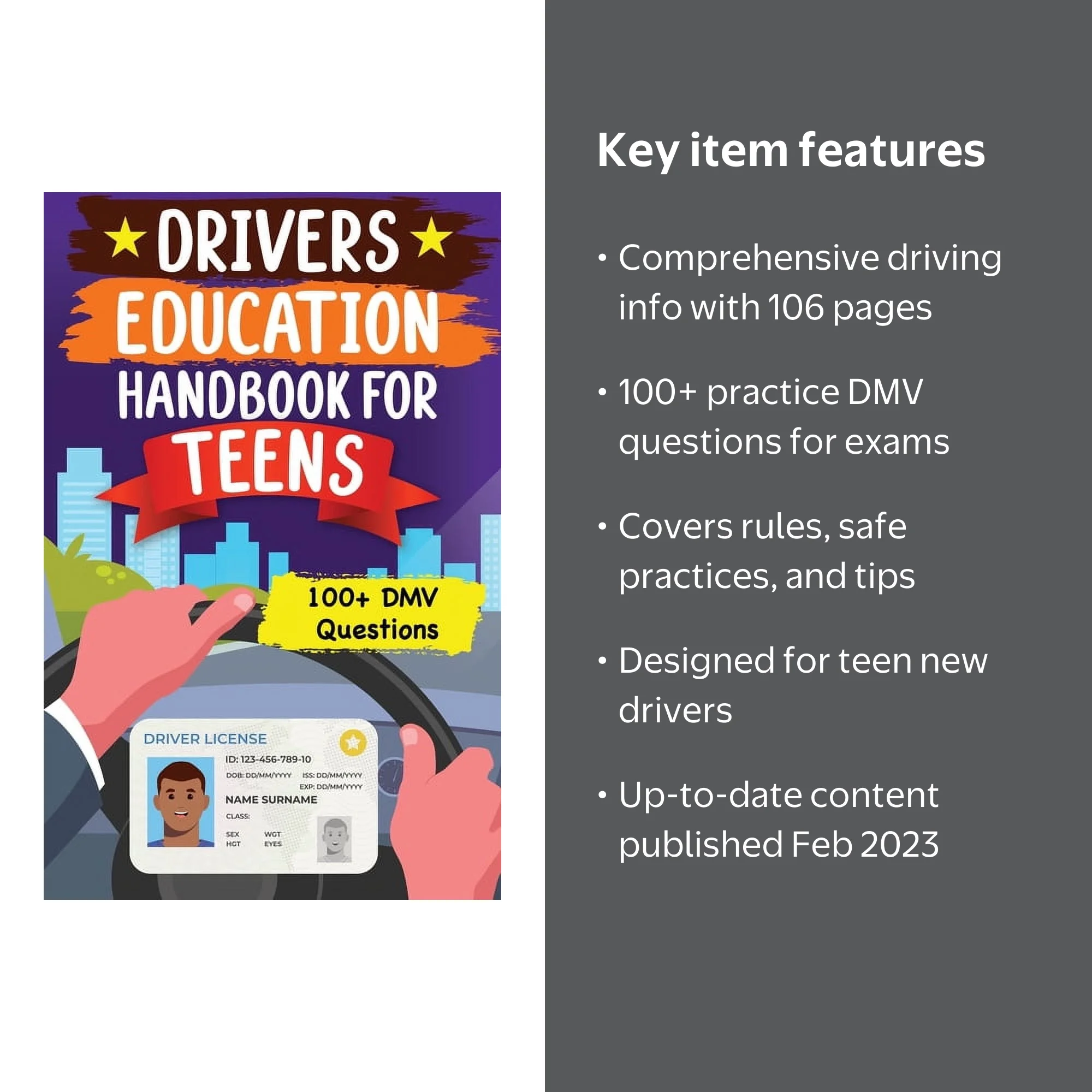 Drivers Education Handbook For Teens: Basic to Advance Driving