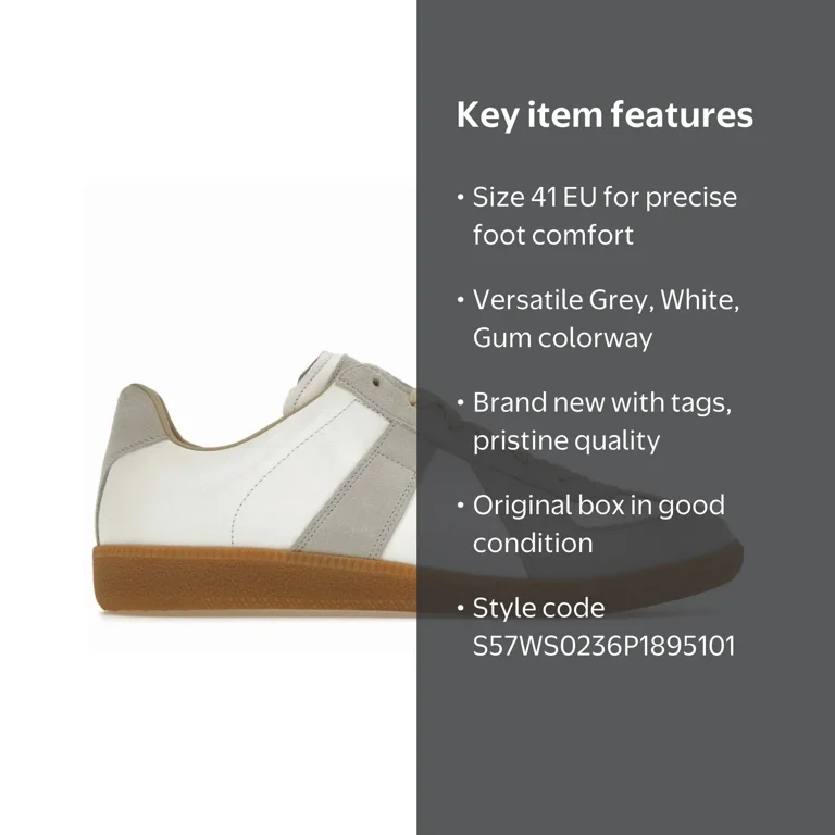 Maison Margiela Men's Replica German Army Trainer GAT Shoes, from