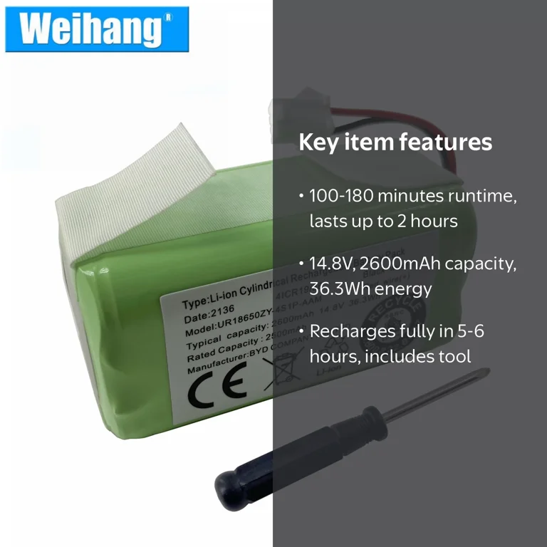 Weihang Replacement Battery for Eufy Robovac G10 G20 G30 G32 Pro