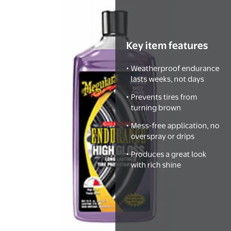 Meguiar's, Tire Shine, ZX99MED40048, Long-Lasting Performance