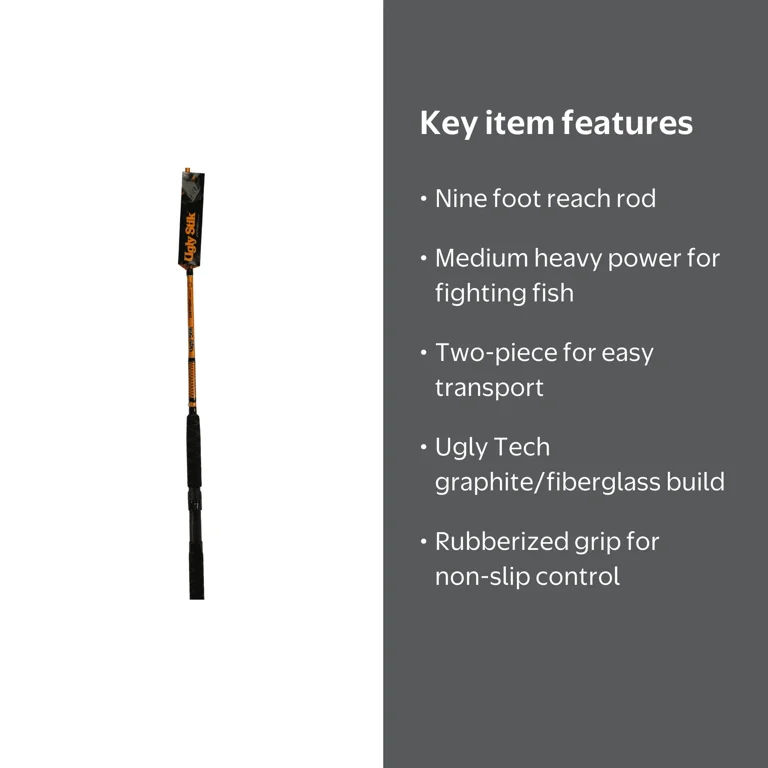 9 foot ugly stik gx2 GX2 Spinning Rod powered engines Ugly Stik Catfish Special Spinning
