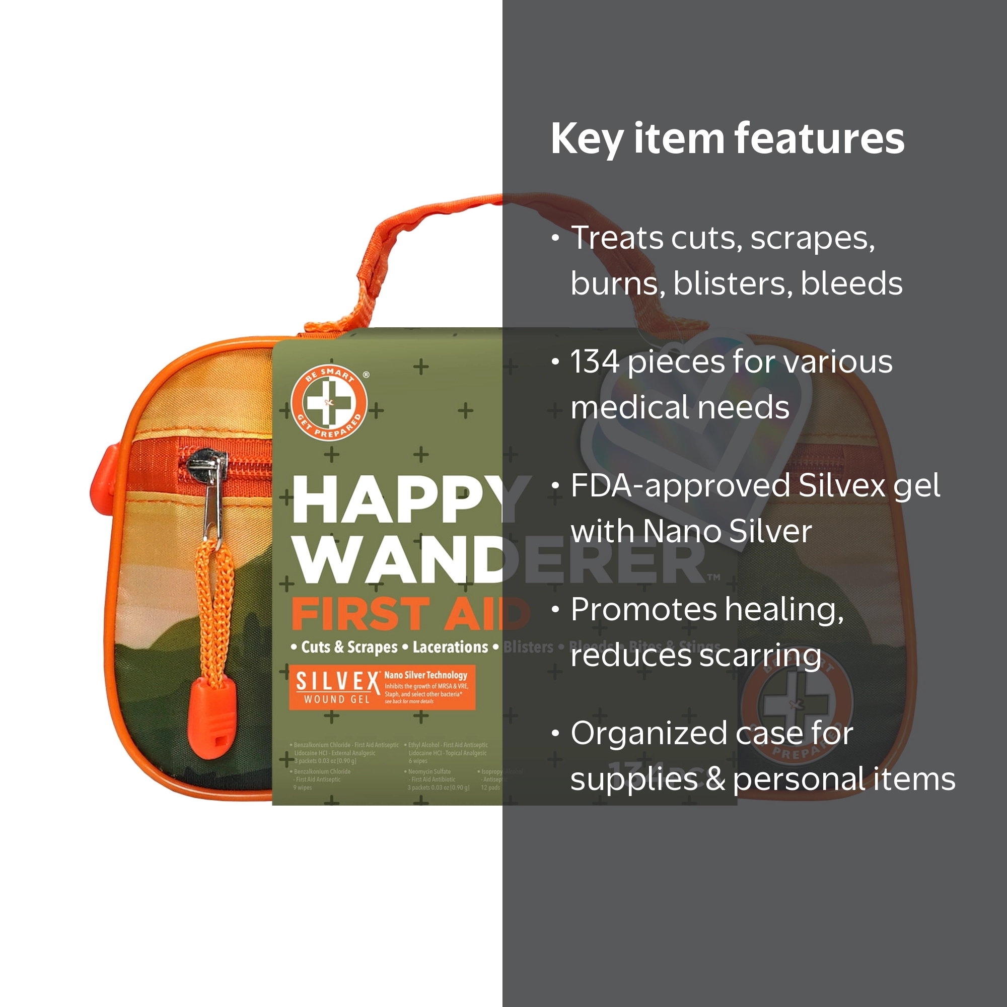Be Smart Get Prepared Outdoor First Aid - Happy Wanderer, 134