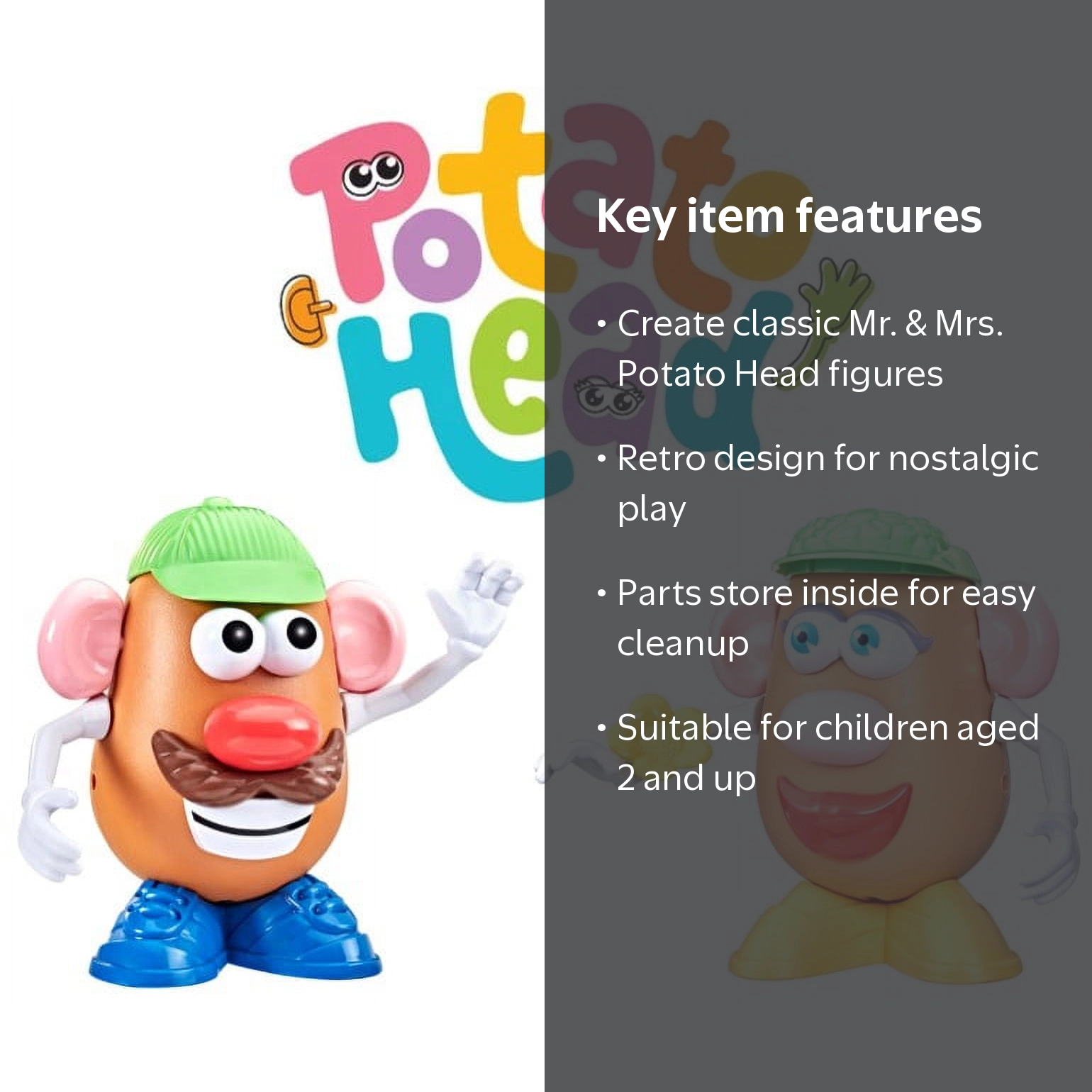 Potato Head Mr. Potato Head and Mrs. Potato Head Retro Series Box