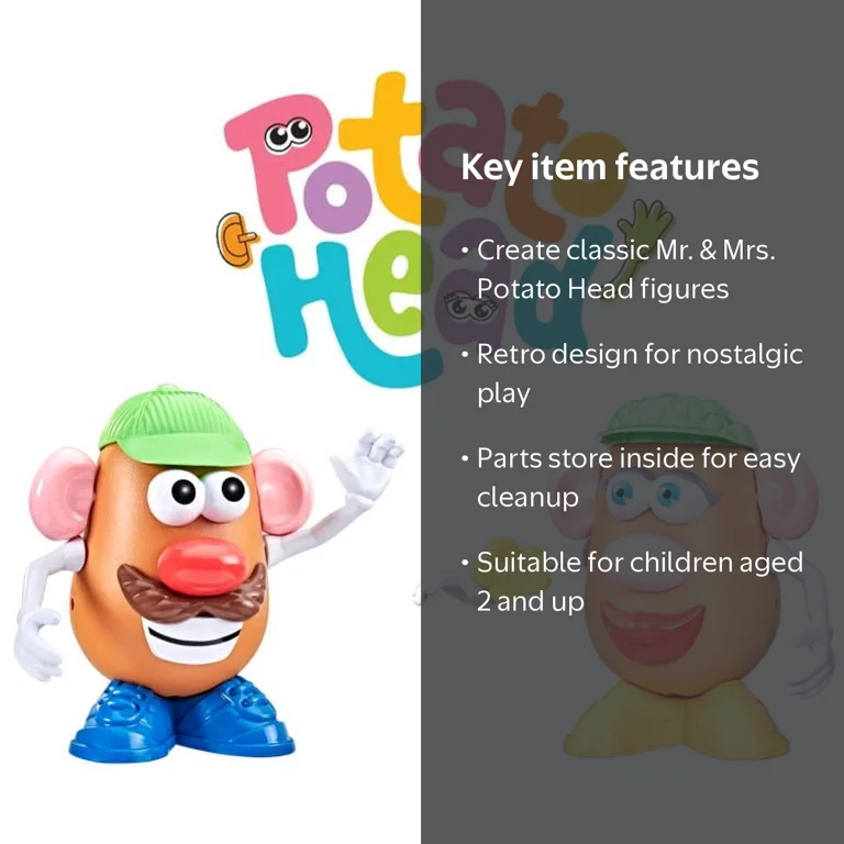 Potato Head Mr. Potato Head and Mrs. Potato Head Retro Series Box