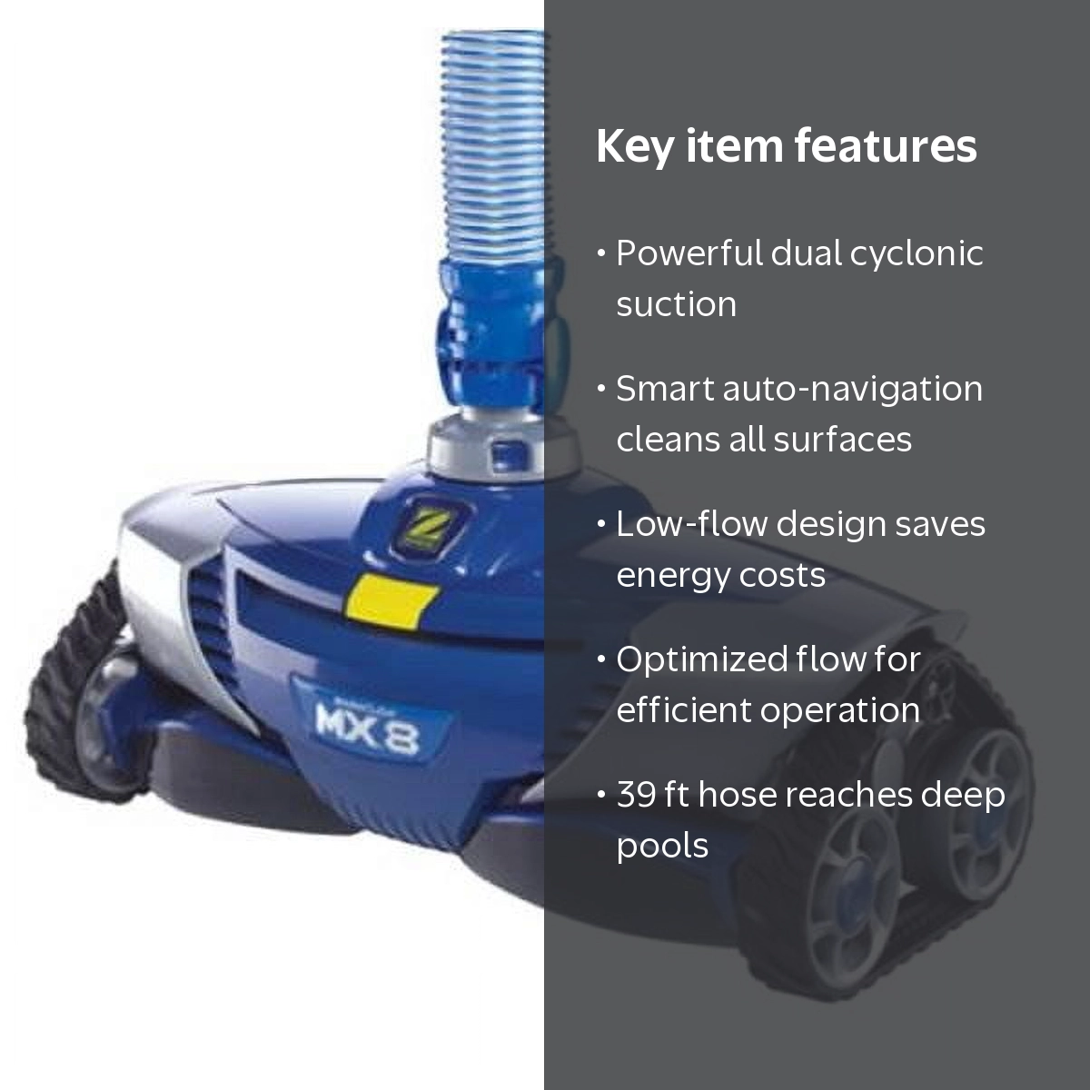 Zodiac MX8 Advanced Suction Side Automatic Pool Cleaner with Max