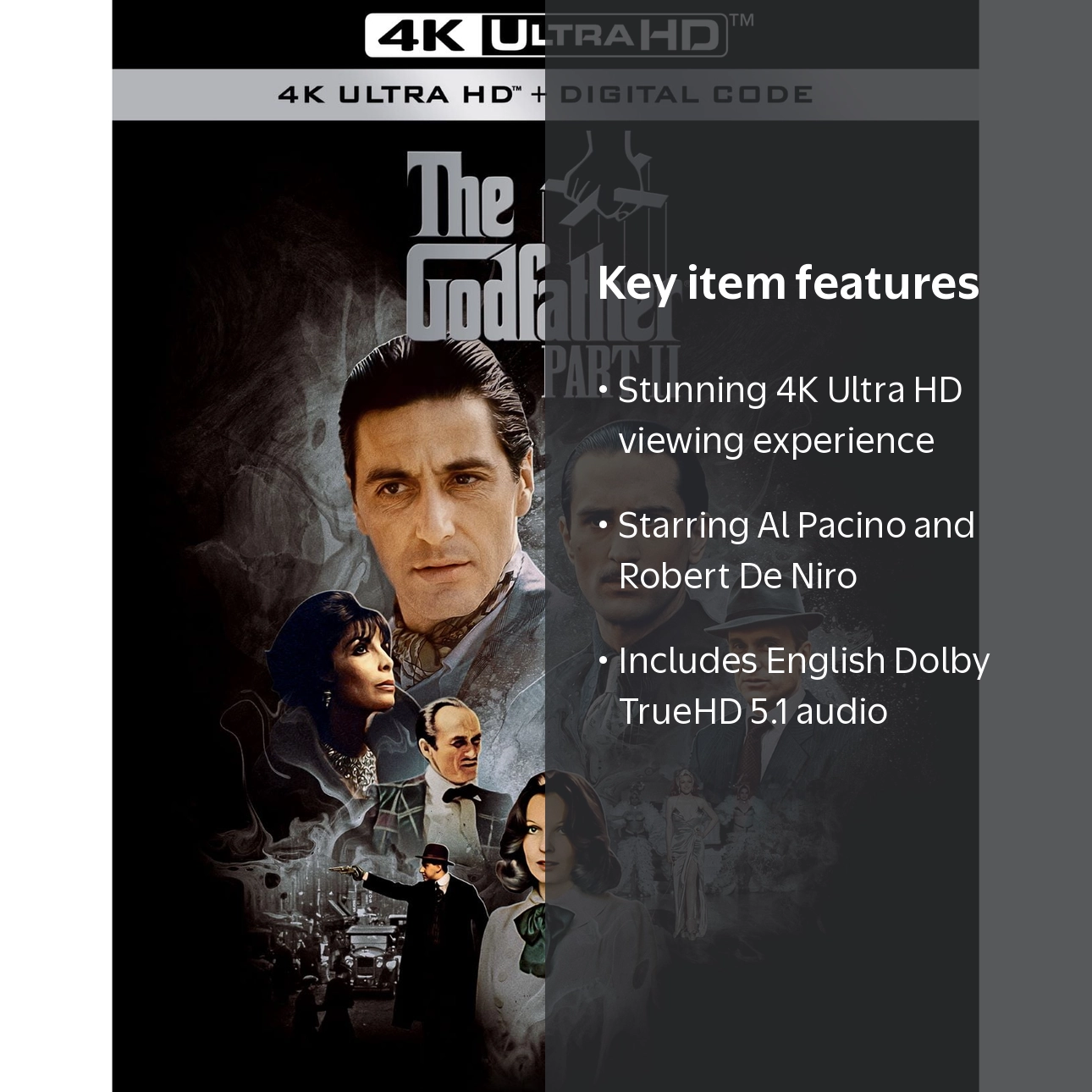 Paramount Home Video, The Godfather Part II 4K Ultra HD + Digital
