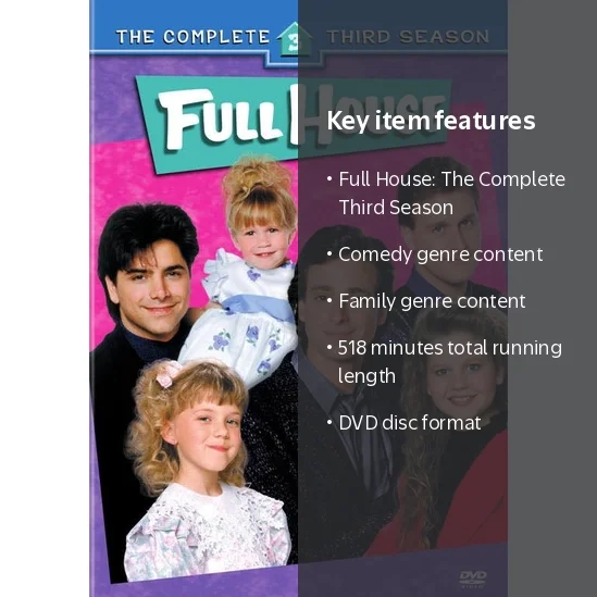 Warner Bros., Full House: The Complete Third Season, DVD, TV