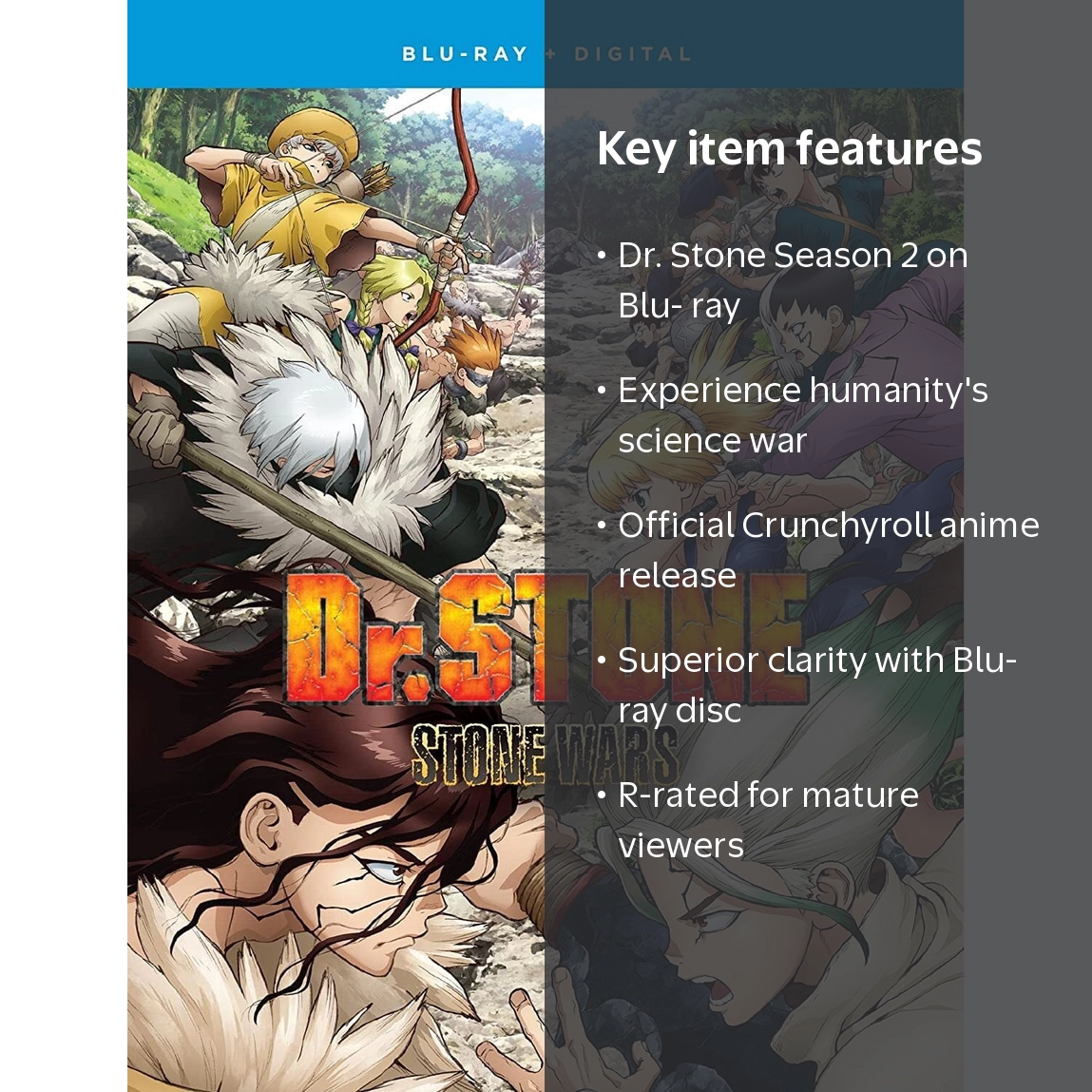 Crunchyroll - Dr. Stone: Season 2 [BLU-RAY] - Walmart.com