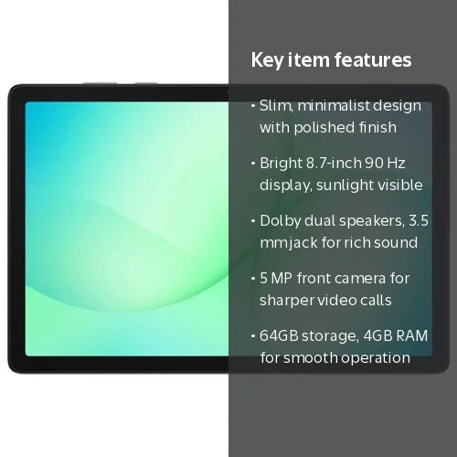 Samsung Galaxy Tab A11 2026 (64GB) 8.7
