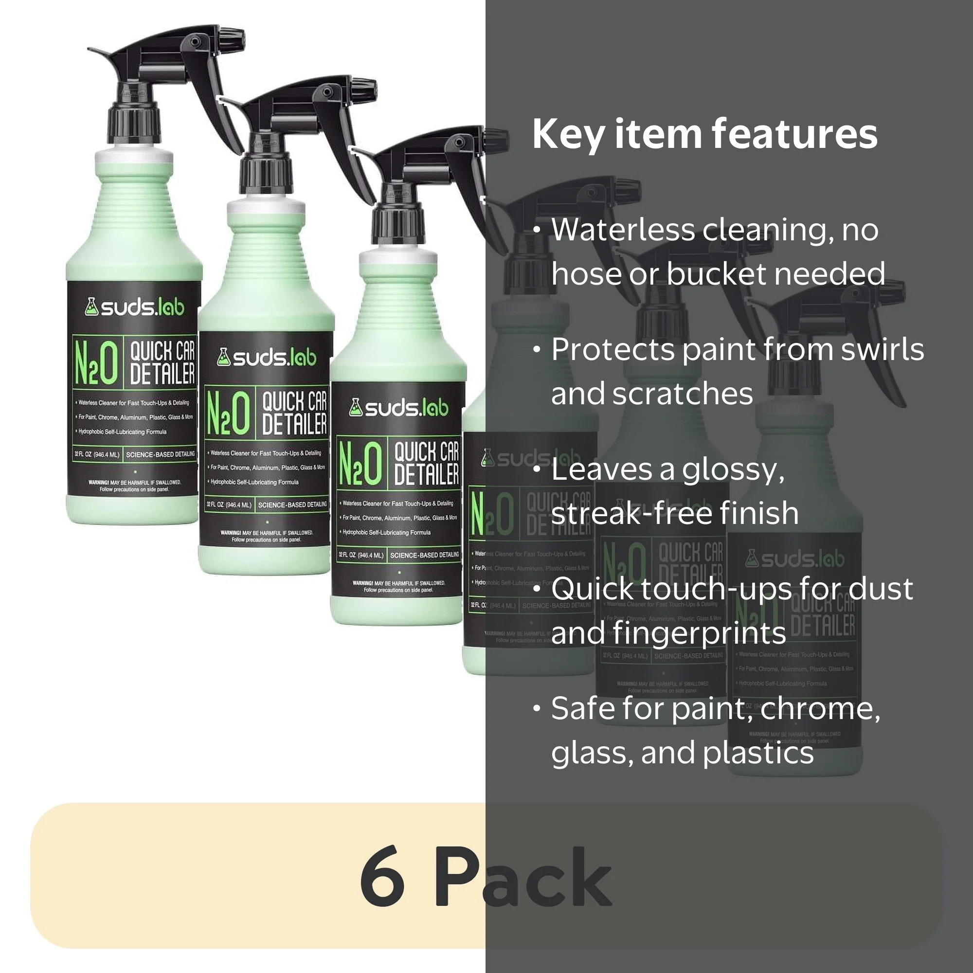 Suds Lab N2O Quick Car Detailer - 32 fl oz Bottle - Walmart.com