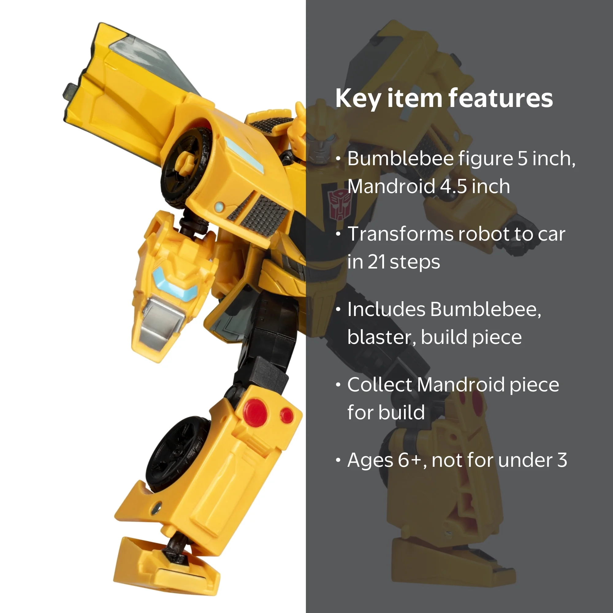 Transformers EarthSpark Deluxe Class Animated Bumblebee Action