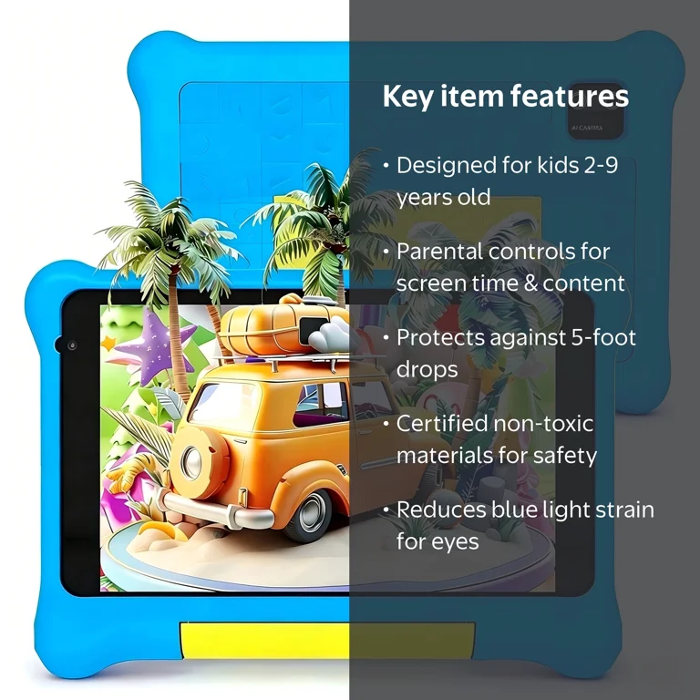 AEEZO Kids Tablet 7 inch Android 13 with 5GB RAM 32GB ROM