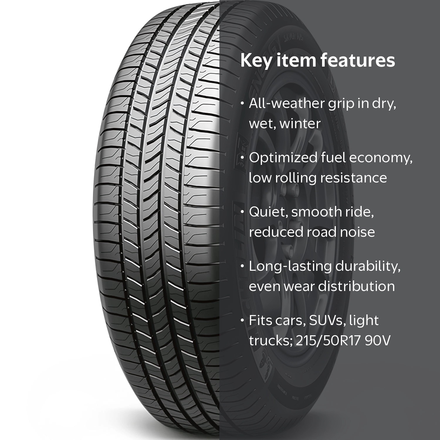 Michelin Energy Saver A/S 215/50R17 90V nr1 All Season Tire