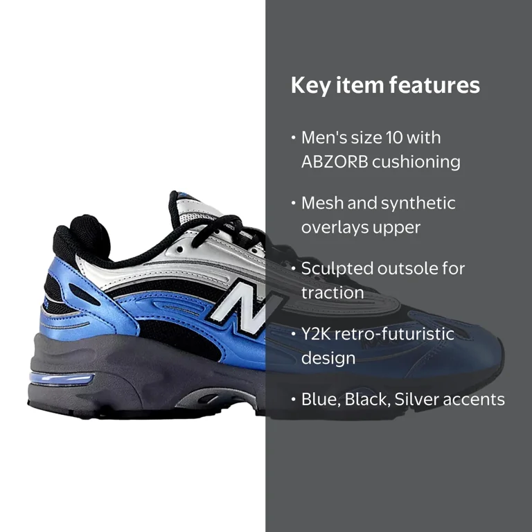 New Balance 1000 Blue/Black-Silver M1000ENV Men's Size 10