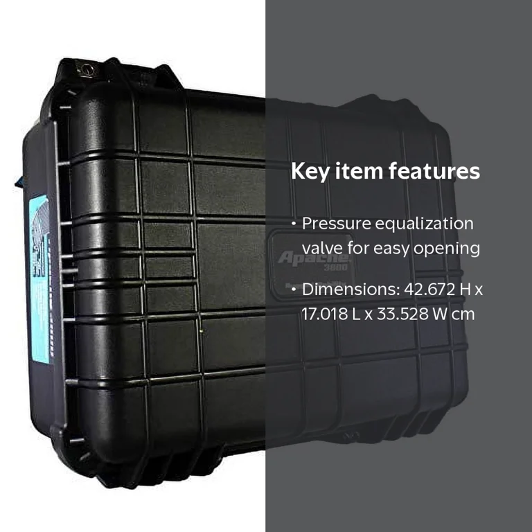 Apache Watertight Hard Case, 16-5/16 Apache Watertight Hard Case, 16-5/16