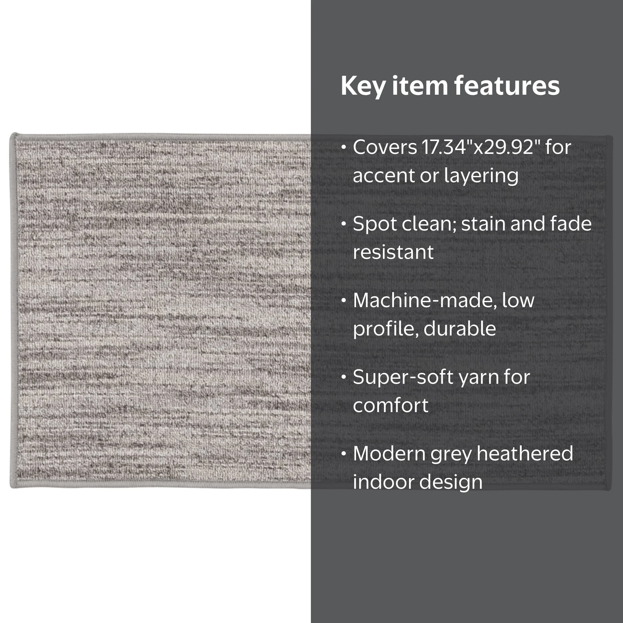 Mainstays Space Dyed Gray 17