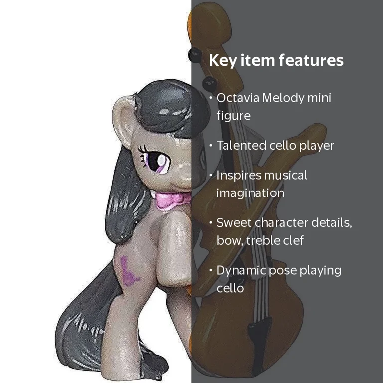   677 ミニキャット キルロイ My Little Pony Friends Forever Octavia Melody Mini Figure