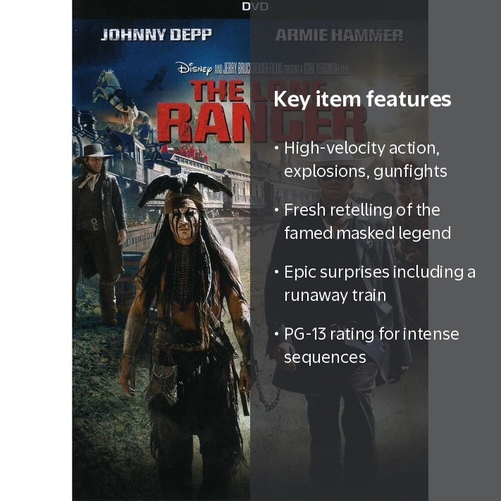 Disney - The Lone Ranger [DIGITAL VIDEO DISC] - Walmart.com