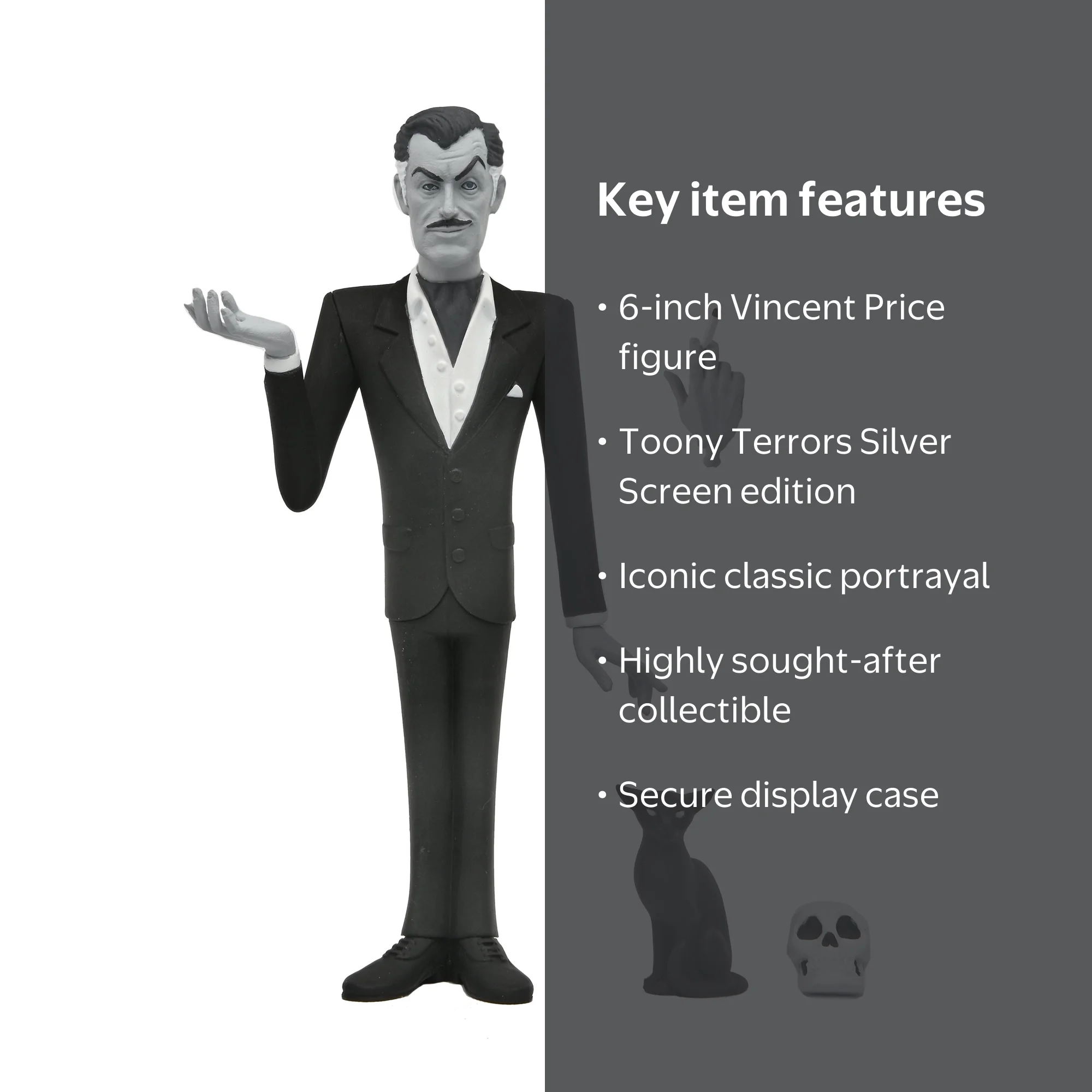 Vincent Price - 6” Scale Action Figure - Toony Terrors Vincent