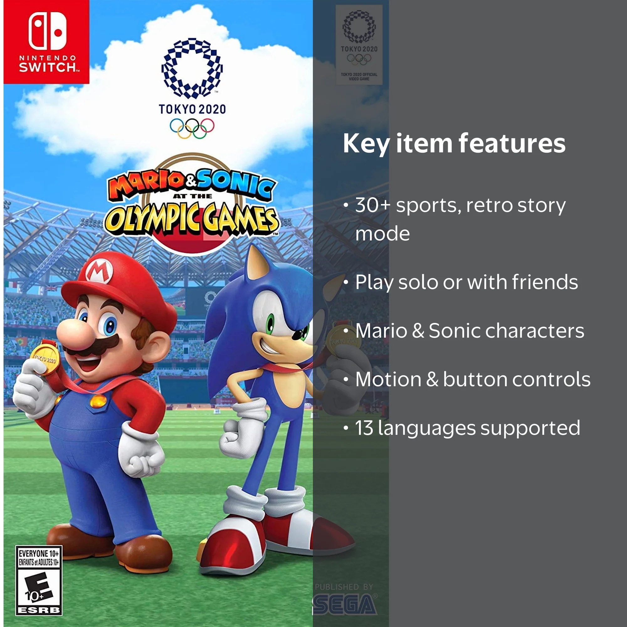 Nintendo Switch Game: Mario & Sonic at the Tokyo 2020 Olympic