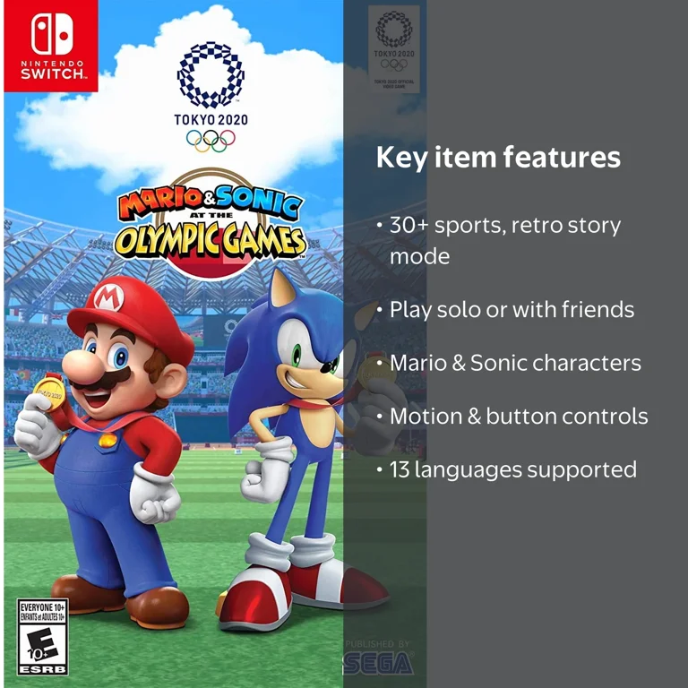 Nintendo Switch Game: Mario & Sonic at the Tokyo 2020 Olympic