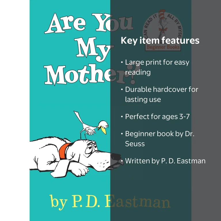 P. D. Eastman, Hardcover Book, Are You My Mother Large Print
