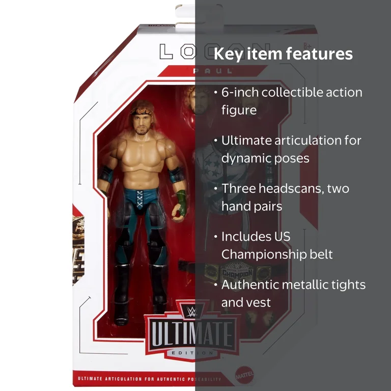 WWE, WWE Ultimate Edition 27 Logan Paul Action Figure, Multicolor