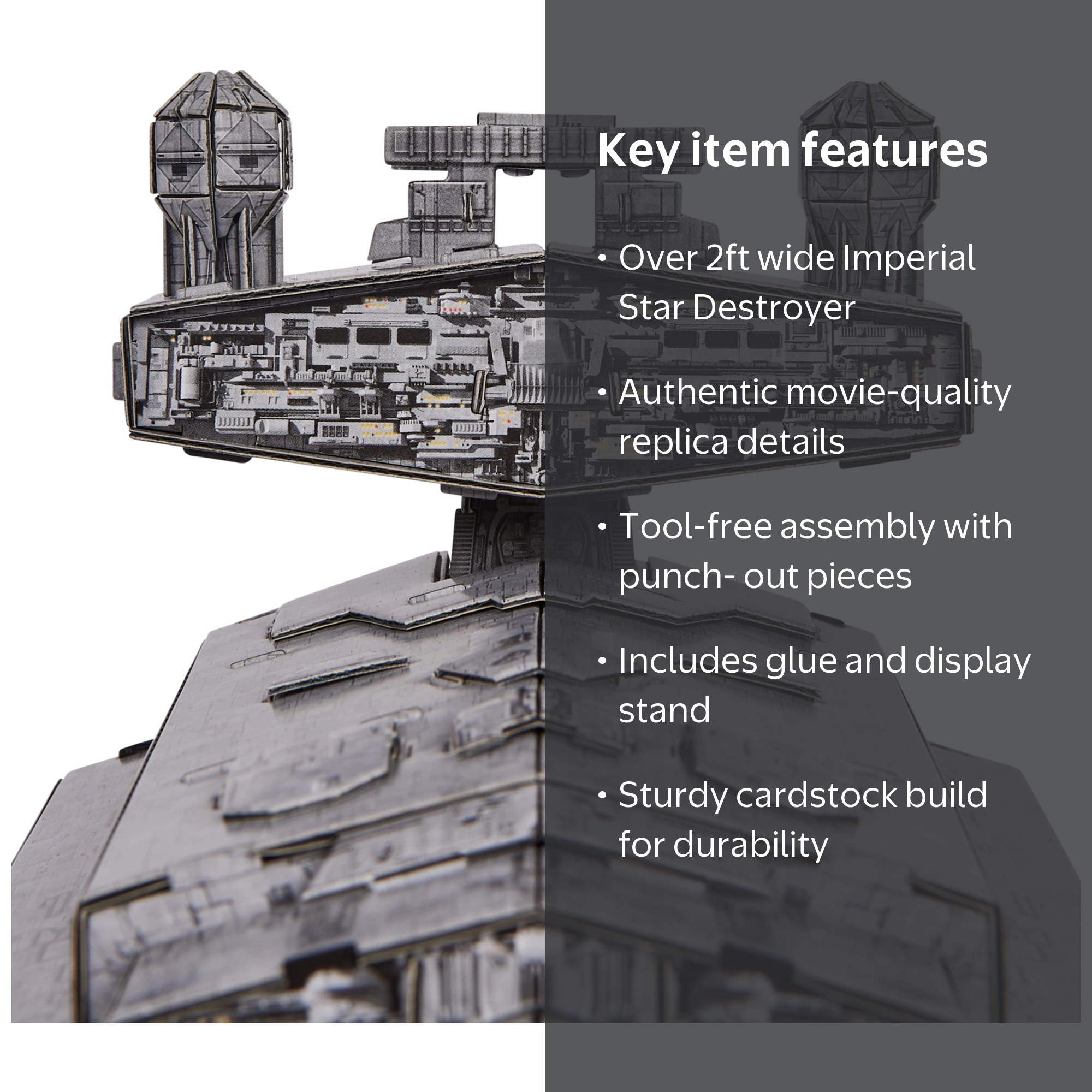 4D Build, Star Wars Deluxe Imperial Star Destroyer 3D Model Kit