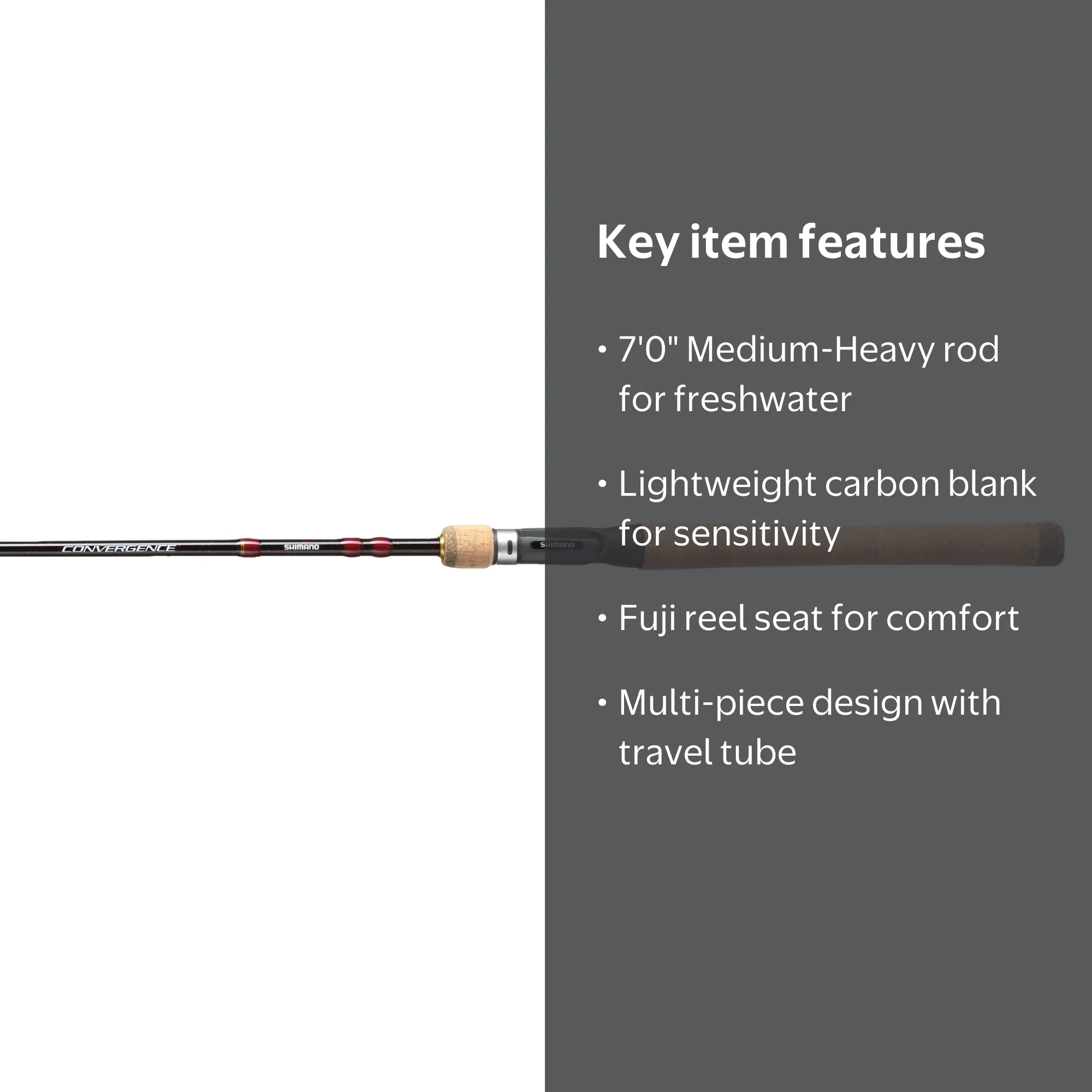 Shimano Fishing CONVERGENCE 70 MH CST D Freshwater Casting