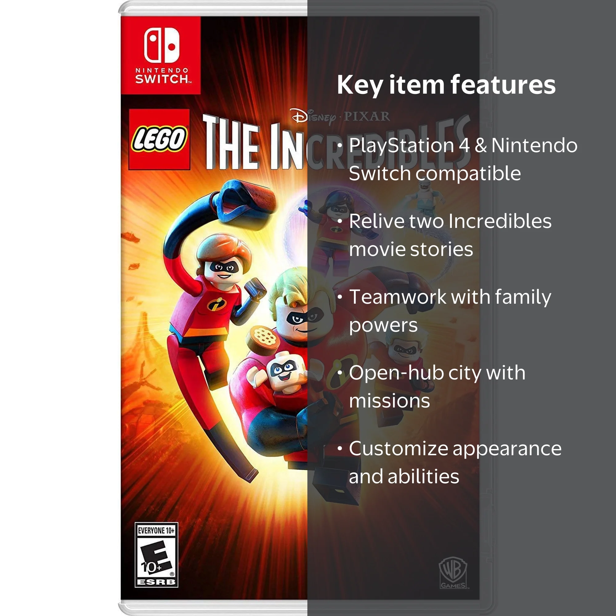 LEGO: The Incredibles Superheroes Video Game - Nintendo Switch