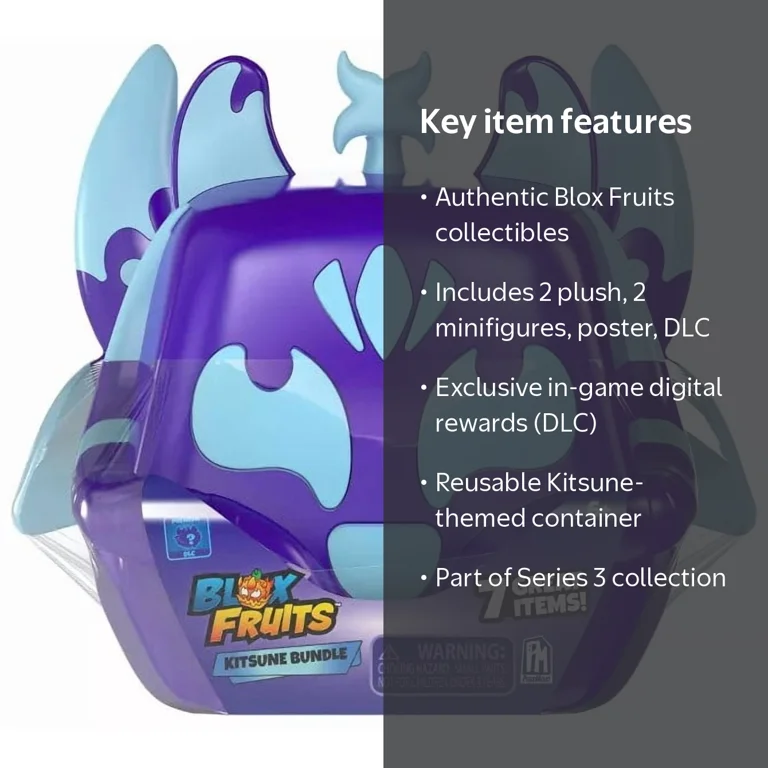 ブロックスフルーツシリーズ3 KITSUNE BUNDLE PhatMojo, Toys, Series 3 Kitsune Collector Bundle with DLC, Purple