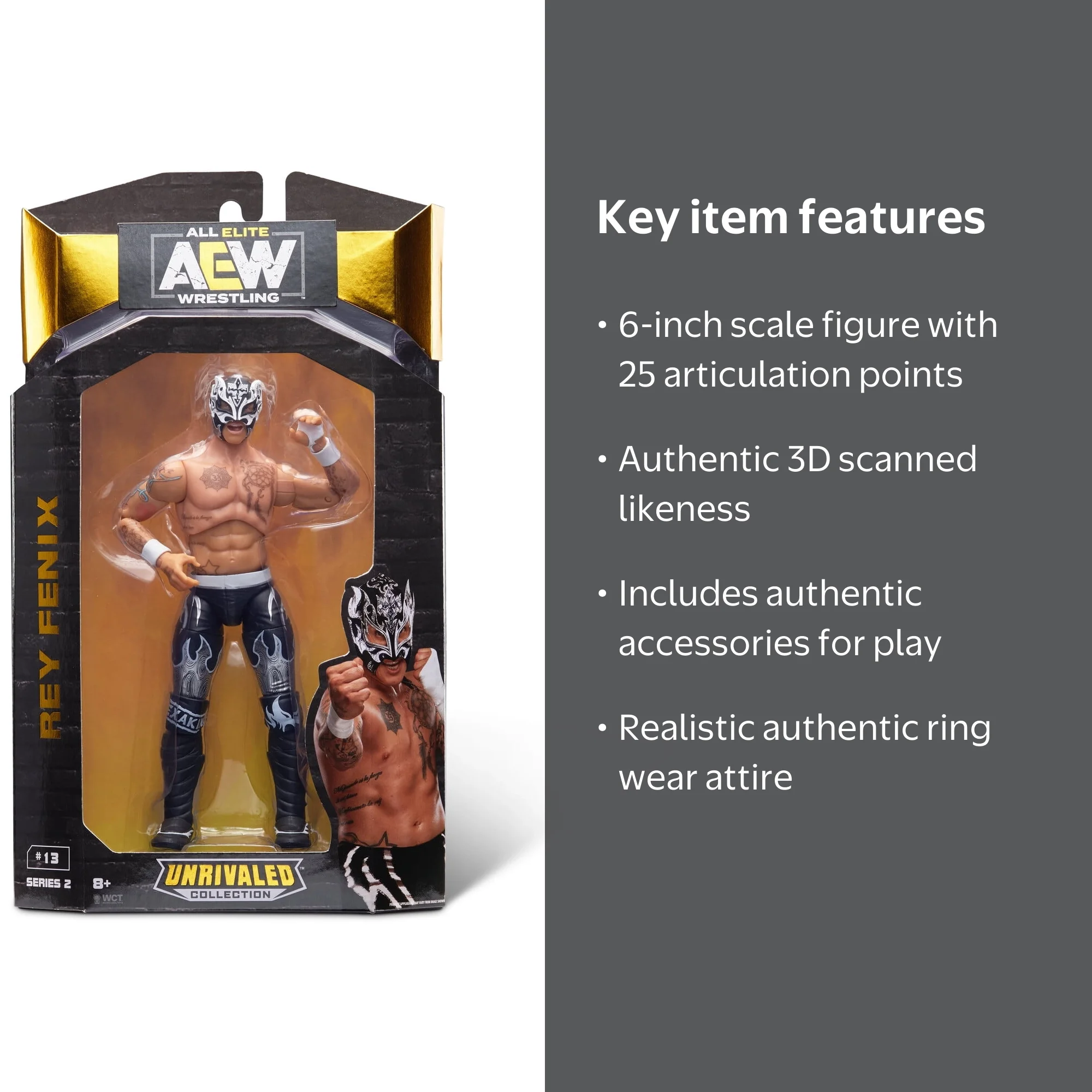All Elite Wrestling 6in Figures Rey Fenix - Walmart.com