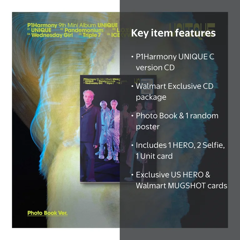 P1Harmony - UNIQUE - C Ver. (Walmart Exclusive) - Music