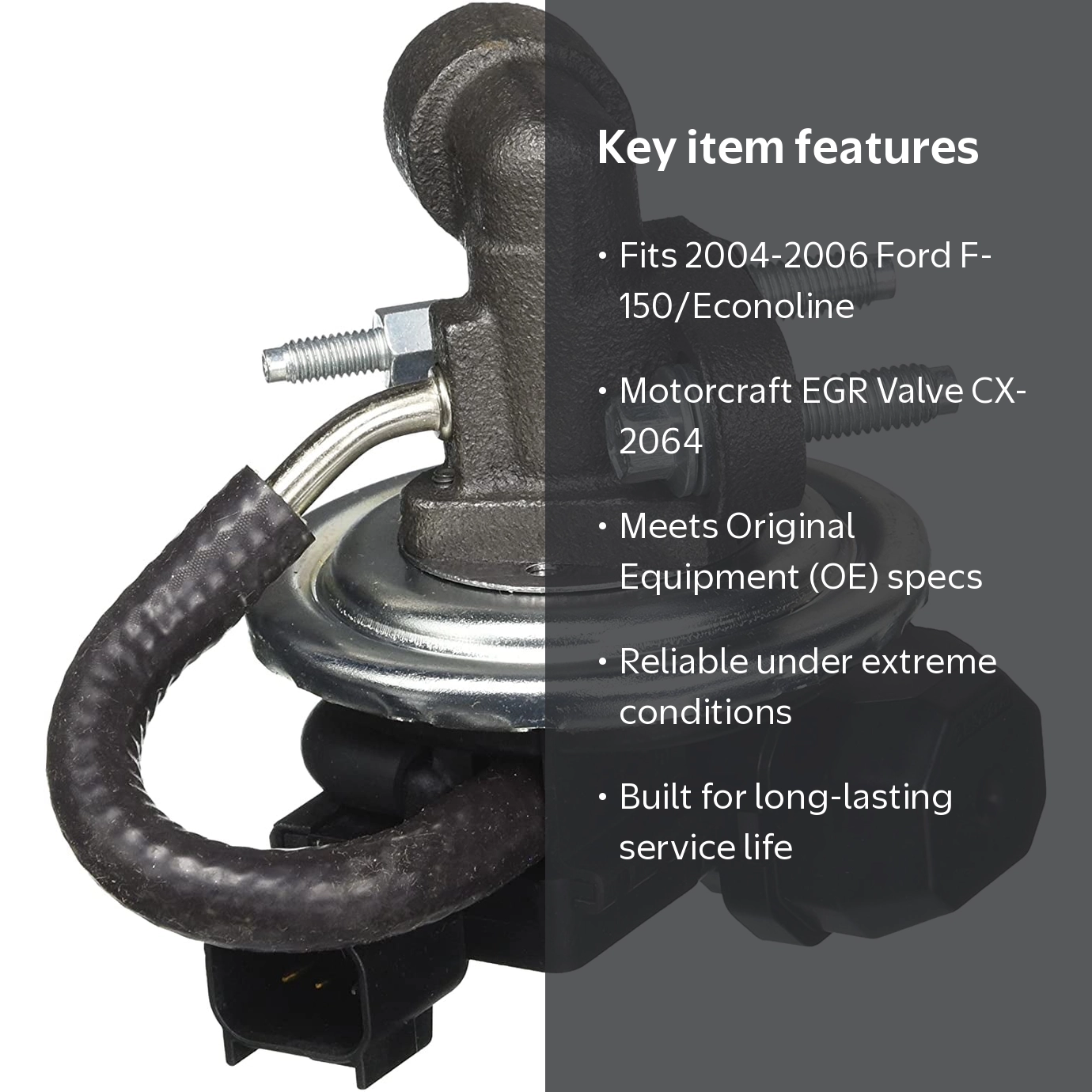 Motorcraft EGR Valve CX-2064 Fits select: 2004-2006 FORD F150