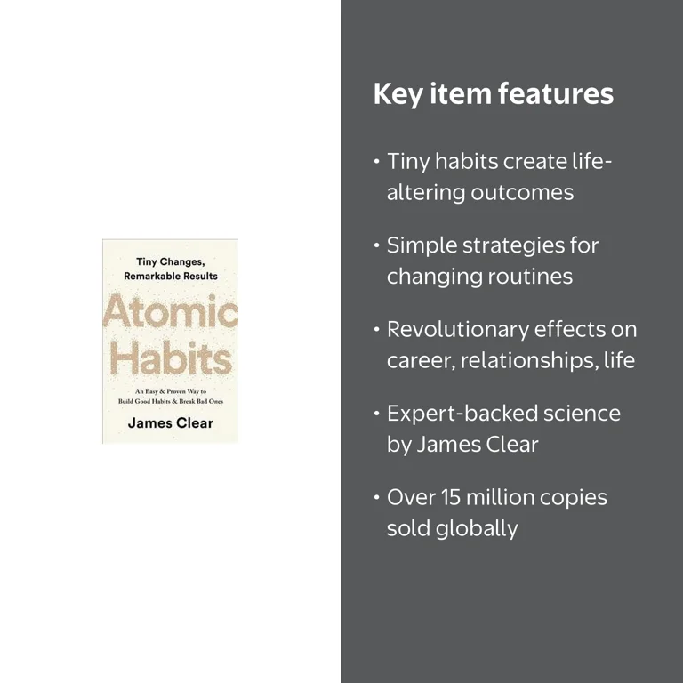 Random House, Atomic Habits, Life-Changing Book on Tiny Behavior