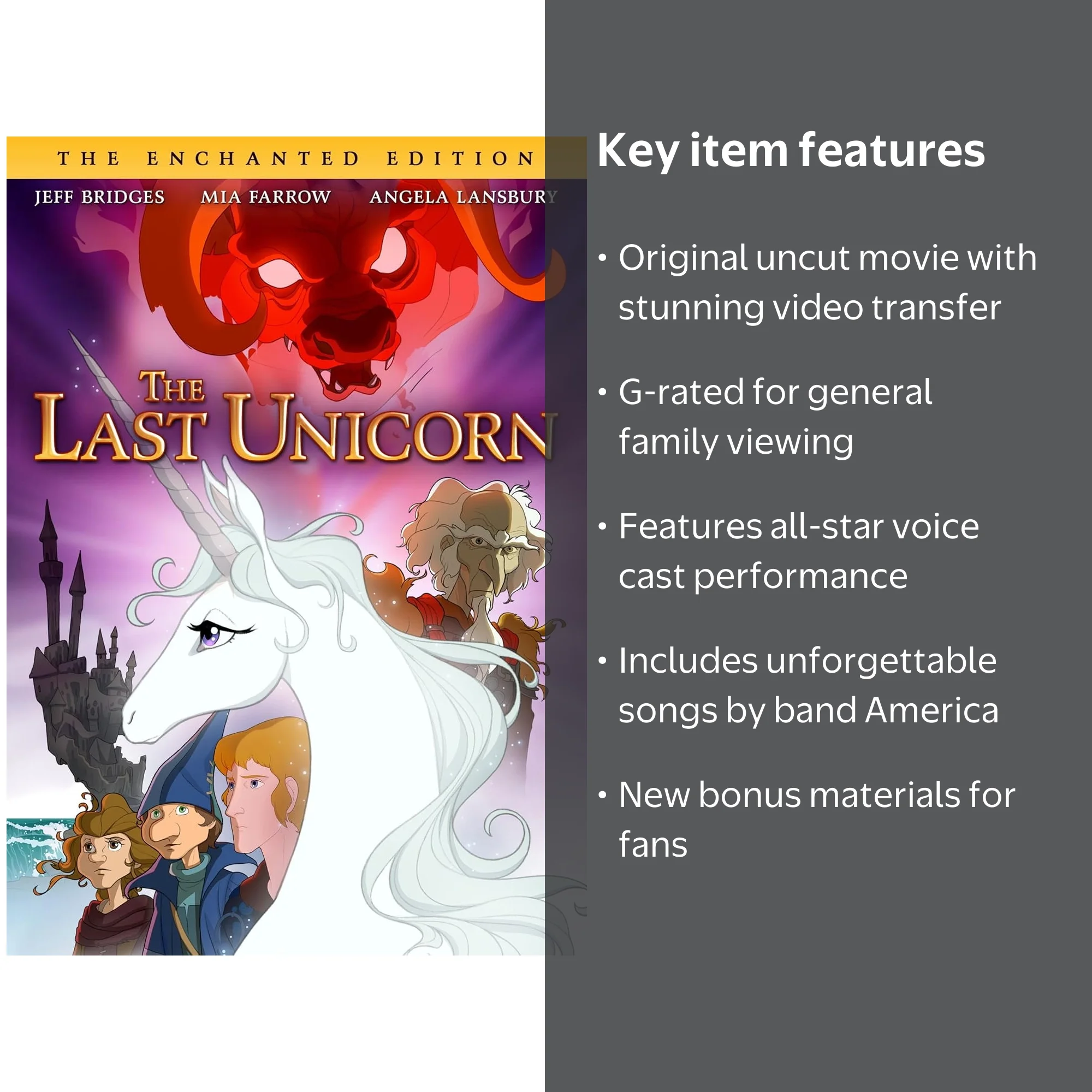 The Last Unicorn - Enchanted Edition (DVD), Family, Shout! Factory